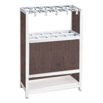 업소용 우산꽂이 우산 거치대 보관함 월넛 키형 20구, 단품, 단품