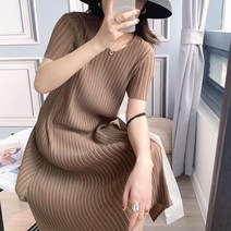 플리츠 원피스 주름옷 엄마옷 중년옷 임신복 원피스