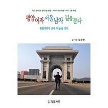 평양여자 서울남자 길을 묻다 통일 기러기 남북 하늘을 잇다, 상품명
