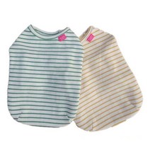 강아지옷 엣지 블링탑 그린 1P 줄무늬 애견 티셔츠 예쁜강아지옷-72394EAX429Bb, S