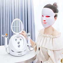 keka 워터 피지 흡입기 LED 마스크 초미세 기포 모공 딥클렌징 미스트기 초음파탐두 쿨링케어 가정용 피부 홈관리기, 피지흡입
