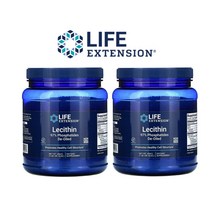 라이프익스텐션 레시틴 인지질 포스파티딜콜린 이노시톨 파우더 454g Lecithin 2통