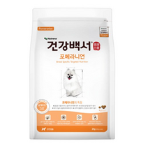 뉴트리나 건강백서 포메라니안 강아지사료, 9개, 2kg, 연어