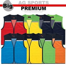 랜더스 작업복 빅사이즈 LD23 조끼 PDW02B741 브이넥 행사용 등산