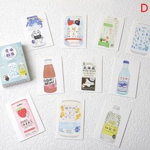 컬러풀 라이프 엽서 인사말 카드 기프트 카드 메시지 카드 28 장/세트인사말 카드 봉투, D