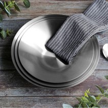 스테인레스 샐러드볼 23cm 25cm 27cm 주방 홈바 스텐 나눔 개인 앞접시 2P, 27cm 2P