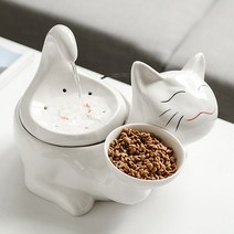 고양이 도자기 식기 겸용 정수기, 식기 겸용 정수기+필터(3개입)