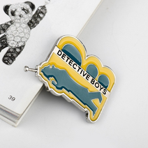 명탐정 코난 어린이 탐정단 뱃지 브로치 목걸이 열쇠고리