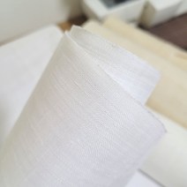 [쿠리연구소] WH1_백색 모시원단 최소15cm 자투리 가리개 한복 조각보 규방공예 만들기
