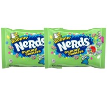 너드 호핀 구미 클러스터 6온스 Nerds Hoppin Gummy Clusters, 2팩