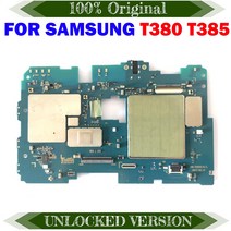 휴대폰 자가수리 메인보드 갤럭시 아이폰 마더보드 삼성 탭 T380 T385 언락 16gb A 로직 보드, 2.T385