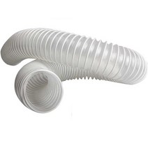 PVC 주름관 덕트 산업용 투명 배기관 환기 자바라, 80mm