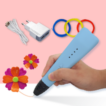 니즈 손도리 3D펜 실속패키지 RP500A, 실속 패키지(파랑)