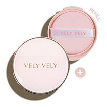일본직발송 6. [VELY 공식] VELY VELY (블리블리) 윤기 피부 쿠션 파운데 17g (단품) 17g (리필) (13 fair, One Size, 13  fair