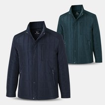 남성 겨울 사각 누빔 패딩 신사 점퍼 HWPD02 중년