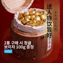 [제임스 스토어] 운남성 통나무 낱개포장 보이차 푸얼차, 750g