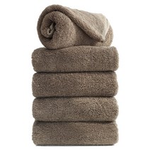 100%국내생산 타월톡톡 호텔수건 코마사 40수 200g 고급 수건, 브라운, 1개