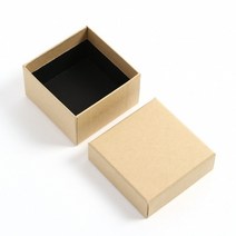 9.5/9.5CM 미니선물상자 무지싸바리박스 크라프트상자 무지선물상자 미니박스