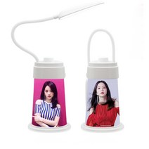 블랙핑크 굿즈 선물 야간라이트 기능 독서등 USB충전 휴대용 포토카드 LED 등, 포토카드 LED조명, 지수 06