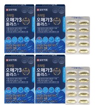 노르웨이산 정제어유 일양 오메가3 30캡슐x4박스 달맞이꽃종자유 솔잎증류농축액
