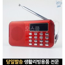 라디오휴대용 미니효도라디오 야외라디오 휴대용fm라디오 휴대용라디오mp3 라디오aux 휴대용소형라디오, 고래Company, 단일옵션