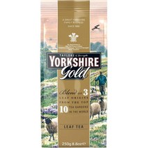 Yorkshire Tea 골드티 루즈리프 요크셔 차 영국홍차직구 250g 3팩, 11개