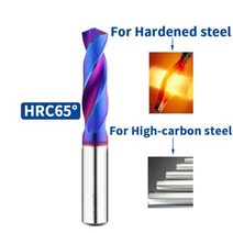 드릴 굴착 홀 단단한 텅스텐 카바이드 드릴 비트 CNC 금속 강철, 2.9mm+65drill bit