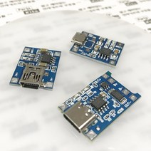 [파츠키츠] TP4056 1A리튬배터리충전모듈 mini Micro USB 인터페이스, A. Micro-5P