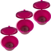 커피 3pcs 리필 가능 돌체 구스토 캡슐 네스카페 돌체 구스토 재사용 캡슐 돌체 구스토 캡슐 돌체 구스토 리필 홈카페, 기본