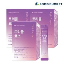 푸드버킷 푸드버킷 트리플 15곡 소화 발효 효소 3g 30포 3박스, 3개, 단일옵션