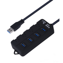 DFMEI USB4 Port 3.0Hub Manufacturer Direct 판매 USB3.0 4 포트 스위치 허브 4 스위치 4 포트 허브, 하얀색