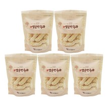 [김규흔 한과] 달콤한 조청 유과 120g x 5봉, 유과명인 김규흔 달콤한 조청 유