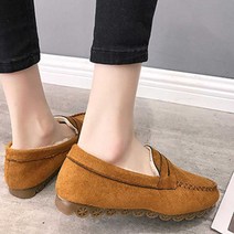 쇼프 둥근코 겨울 단화 발편한 힐 코디 블 옥스포드 일상 버클 여자 2W50B72F