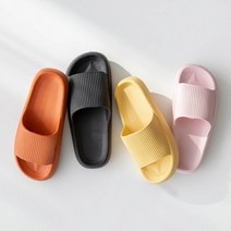 깽구 층간소음방지 쿠션 거실화 푹신한 거실 실내화 실내 슬리퍼, 핑크