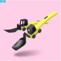 [야미토이즈] 100% 국내생산 중장비 스푼 포크 - 아이 선물로 정말 좋아요, 1개