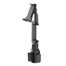 스마트 폰 크래들 자동차 마운트 조절식 폴은 모든 스마트폰에 적합 트럭용 자동차 마운트, 25.4cm, 플라스틱, 검은색, 1개