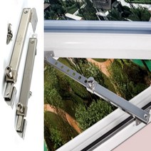 다필요해 창문 스토퍼 샷시 잠금 고정 장치 창틀 여닫이 창문락 문지지대 열림방지, 윗면고정