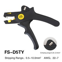 전선 탈피기 폐전선 와이어 스트리퍼 도구 스트리핑 플라이어 자동 커터 케이블 가위 d5 multitool 조정 가능한 정밀 다기능, fs-d5ty