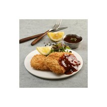 풀스키친 간단요리 부드러운 생안심카츠 (1kg) 명절음식 아이들 자취 간식 도시락 야식 캠핑 반찬, 2개