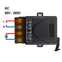 전동커튼 433 Mhz 무선 RF 원격 제어 스위치 AC 220V 1CH 30A 릴레이 수신기 및 워터 펌프/라이트/모터 용