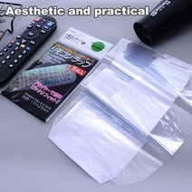 에어컨 부품 5/10pcs 투명 수축 필름 가방 방진 보호 케이스 커버 TV 리모컨 플라스틱, [02] 10 PCS