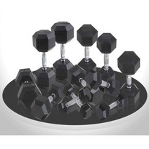 베스코 육각 덤벨 아령 PEV 1kg - 20kg 홈트 홈짐 가정용 클럽용 헬스장, 4kg