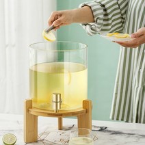 행사용 식혜냉각기 디스펜서 받침대 레몬티 케이터링, 3.5L 주스통 수도꼭지 포함 베이스 포함