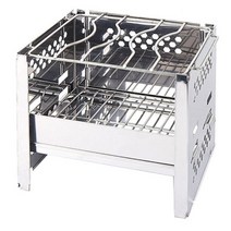 그릴 높낮이조절 1인용 미니화롯대 야유회준비물 bbq 스토브 오토캠핑용 오토캠핑