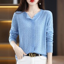 WZC 봄가을 여성 니트 가디건 라운드 무지 슬림핏 숏상의 베이직 빅사이즈 10가지 컬러