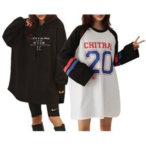 봄신상 배색 나그랑 후드 티셔츠 레터링 오버사이즈 빅사이즈 루즈핏 롱티셔츠 박스티 긴팔티 면티 후디