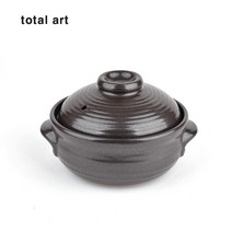 [토탈아트] 도담 뚝배기 소 1set/ 국산 전통 뚝배기 2~3인용 국산 뚝배기 계란찜기&된장찌개 뚝배기
