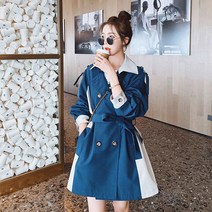 숏 트렌치코트 여성용 짧은 트렌치 코트 남성 봄 가을 디자인 감각 고급 올해 인기있는