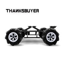 로봇강아지 스마트 강아지 로봇 인공지능 로봇개 메카넘 휠 자동차 4wd 전방향성 자동차 섀시 4wd 0.65a 2.6a 250rpm 460rpm for raspberry pi, 4wd 0.65a 250rpm