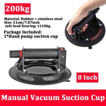 도구 8 Inch Electric Suction Cup 200kg Bearing Capacity Load Heavy Vacuum Carry Glass Tile Suckers Ind, [09] 8 Inch 200kg, 07 8 Inch 200kg